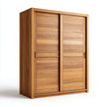 Armoire à portes coulissantes chêne naturel 160 x 60 x 220 cm en chêne massif rectangulaire